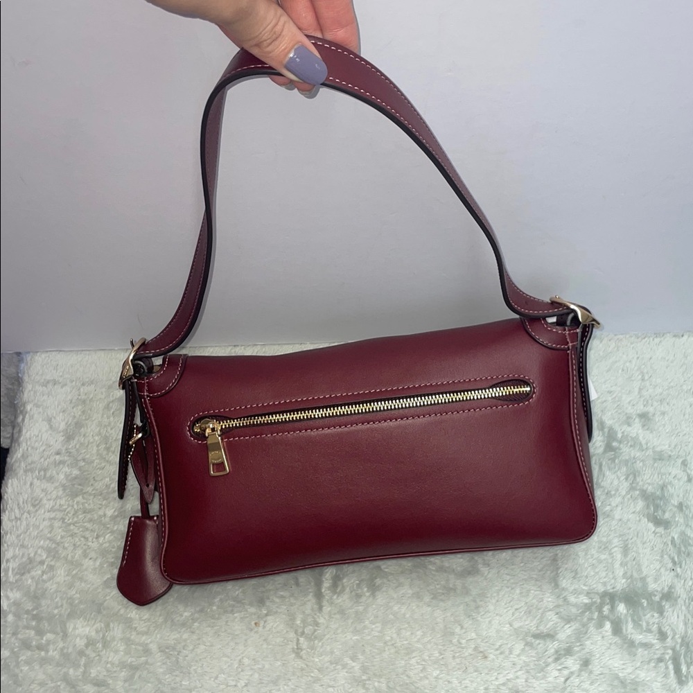 NWT Coach ‘Etta’ Small Leather Shoulder Bag - Picture 5 of 17